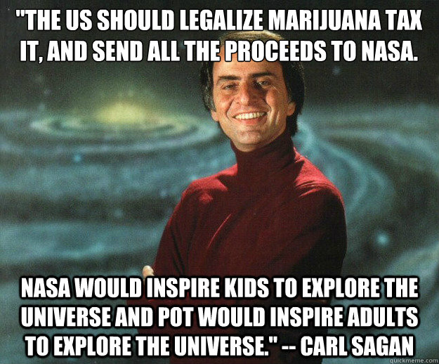 Carl Sagan- Spend Tax Money On Exploring The Universe