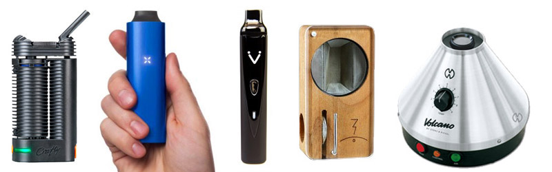 Different types of vaporizing device